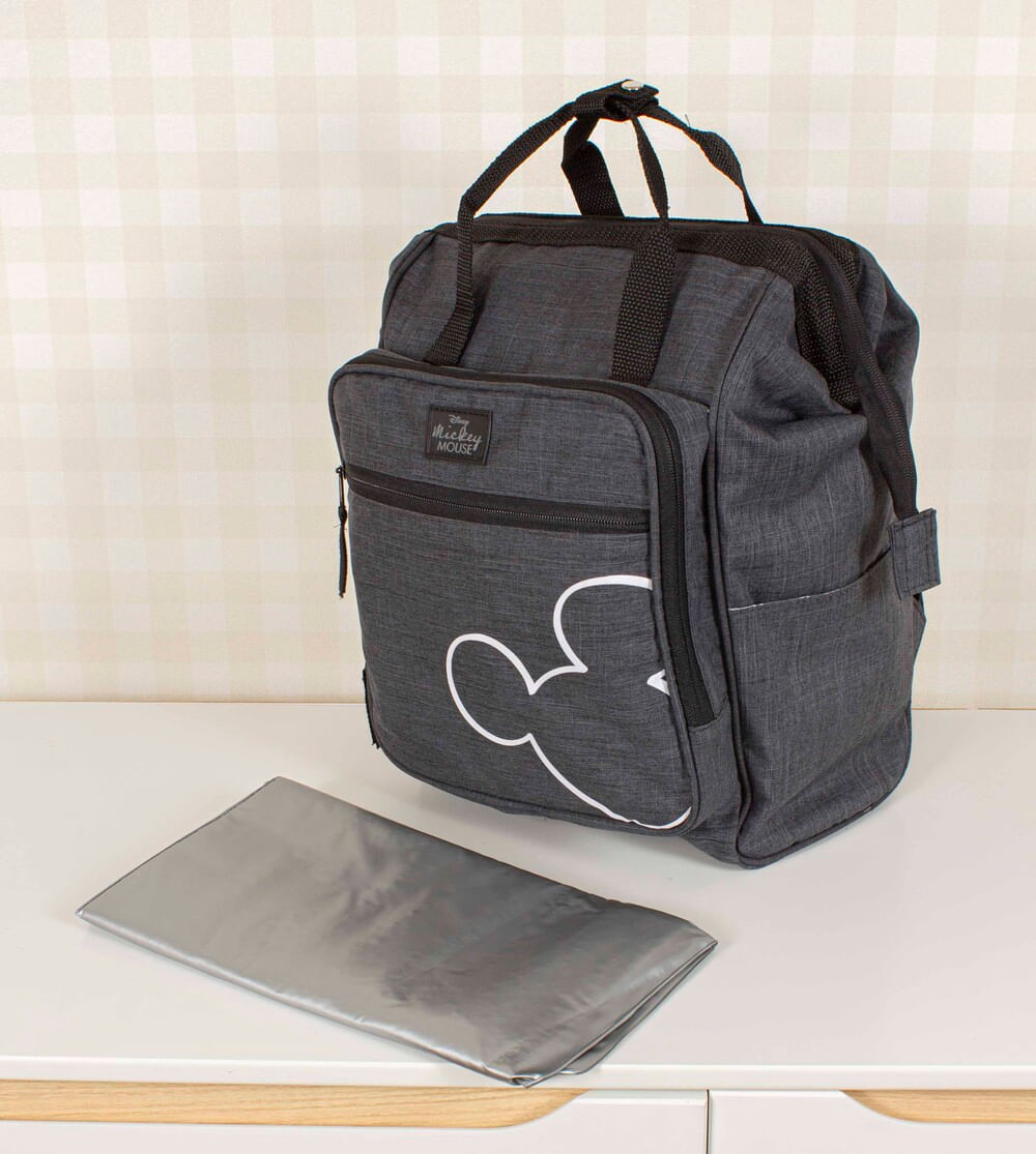 miki  Baby-G Baby Bag G Com Trocador Mickey 577 - Alô Bebê - Loja Oficial