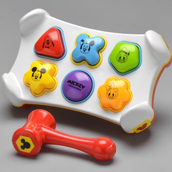 Martelinho de Formas Mickey e Seus Amigos