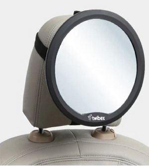 Espelho Retrovisor Redondo para Banco Traseiro - Twibex