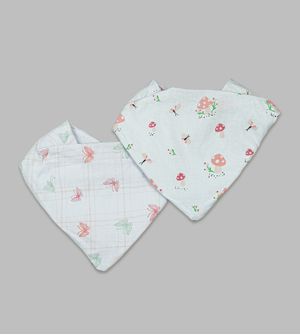 Kit Babador Bandana Encanto Cogumelo com 2 unidades