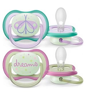 Chupeta Ultra Air Night Time 0 à 6m 2 Unidades