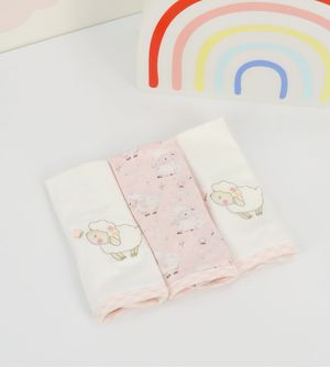 Kit Fralda de Boca Com 3 Unidades - 24715F