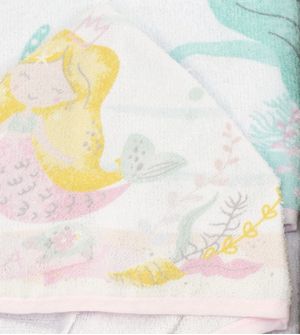 Toalha de Banho Com Capuz Poncho 58 x 58cm