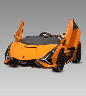 Carro Lamborghini Sian 2 Lugares R/C Elétrico 12V Bandeirante