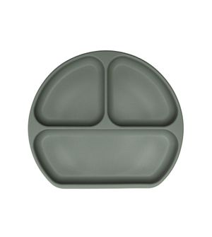 Prato de Silicone com Divisórias Verde 680ml - Infanti
