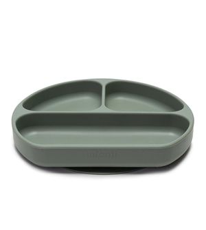 Prato de Silicone com Divisórias Verde 680ml - Infanti