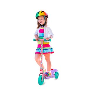 Meu 1° Patinete Bandeirante - Rosa