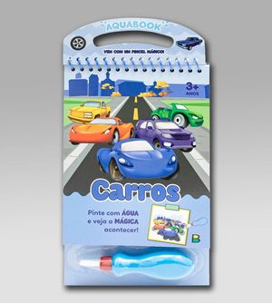 Livro Aquabook Carros