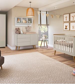 Cômoda Confort Color com 3 Gavetas Puppi Móbile