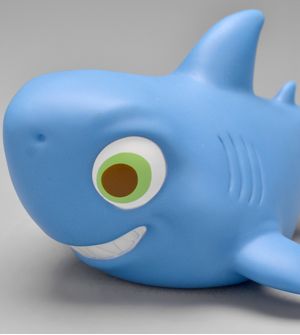 Tubarão Divertido Family Shark  Azul