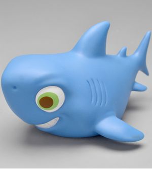 Tubarão Divertido Family Shark  Azul