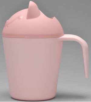 Caneca de Banho Gatinho Rosa