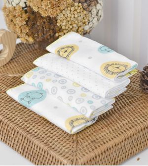 Kit Paninho de Boca com 4 Peças - Bichinhos