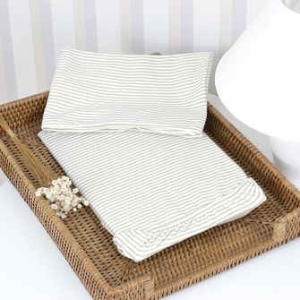 Jogo de Lençol para Mini Berço Listras 1,03 x 0,78 cm