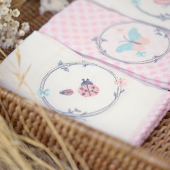 Kit Babete com 3 Peças 40x40cm - 1531