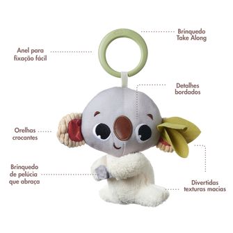 Brinquedo Chocalho Koala Boho Chic