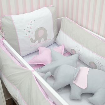Kit de Berço Elefante com 9 peças