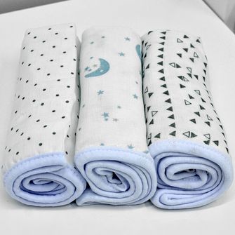 Fraldas Quadriculadas Premium com 3 Unidades - 646511