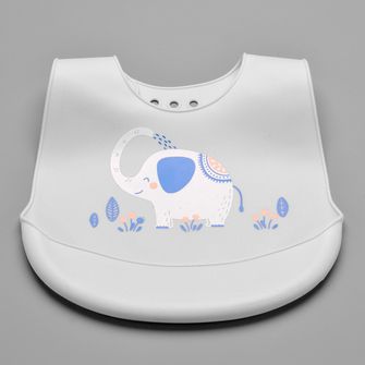 Babador de Silicone com Cata Migalhas