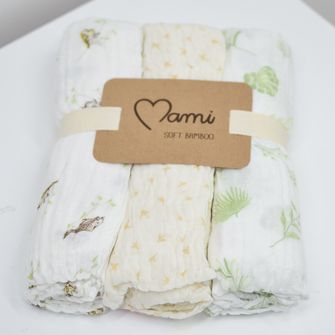 Cueiro Swaddle Soft Bamboo com 3un - 3163