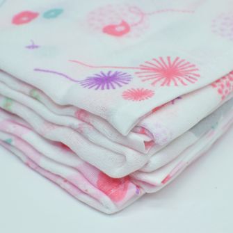 Fraldas Super Luxo com Bainha 70x70 cm