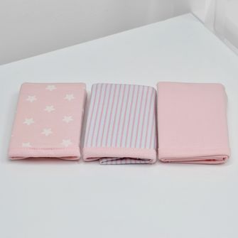 Kit Fralda de Boca Estrelinha 3 unidades