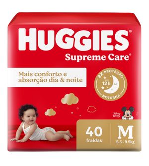 Fralda Huggies Supreme Care