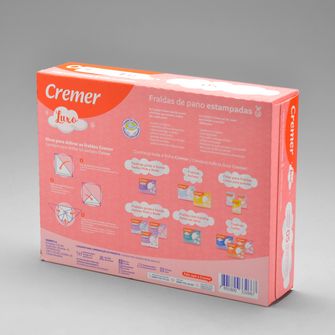 Fralda Luxo Estampada Rosa
