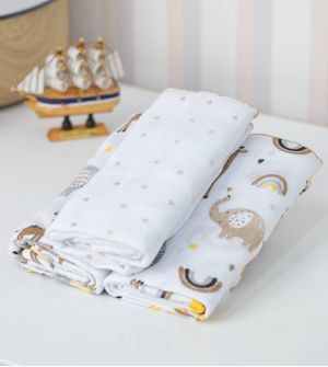 Kit Fralda Estampada com 3 unidades