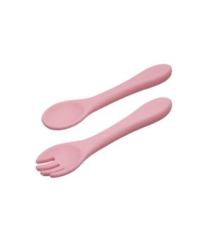 Kit Talheres de Silicone Borboleta Pipa - Kouii