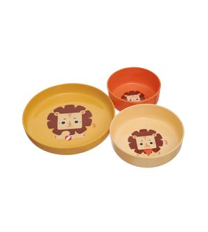 Kit Pratos com Ventosa 3 Peças Leão Leo - Kouii