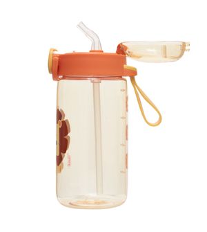 Garrafa com Canudo 460ml Leão Leo - Kouii