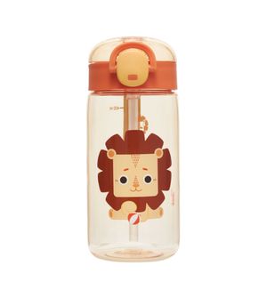 Garrafa com Canudo 460ml Leão Leo - Kouii