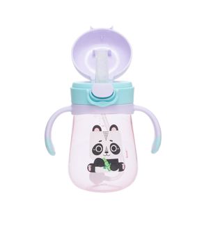 Copo com Alça e Canudo 300ml Panda Pandi - Kouii