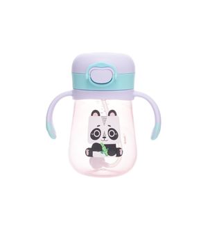 Copo com Alça e Canudo 300ml Panda Pandi - Kouii
