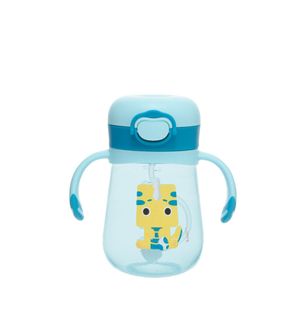 Copo com Alça e Canudo 300ml Dino Ino - Kouii