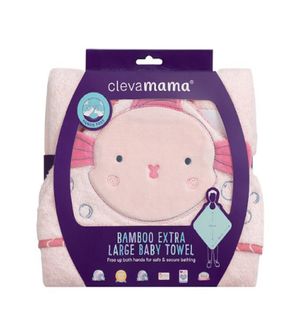 Toalha Mamãe Bebê Bambu - Clevamama