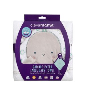 Toalha Mamãe Bebê Bambu - Clevamama