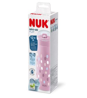 Copo Mini-Me Flip 450ml 2 em 1 NUK - Rosa