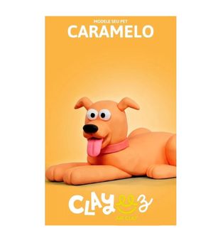 Massinha Air Clay - Creative Pet Caramelo