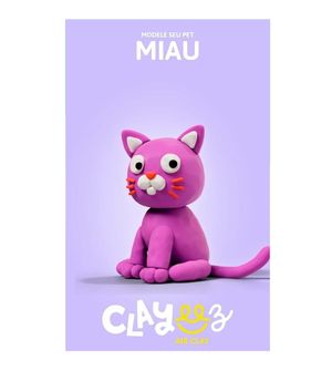 Massinha Air Clay - Creative Pet Miau