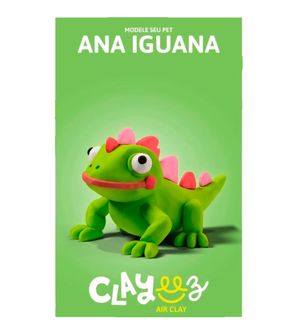 Massinha Air Clay - Creative Pet Ana Iguana