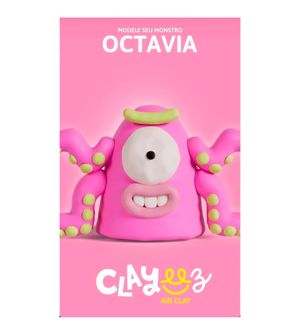 Massinha Air Clay - Creative Monstro Octavia