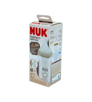 Mamadeira Perfect Match 260ml + 3 meses Nuk