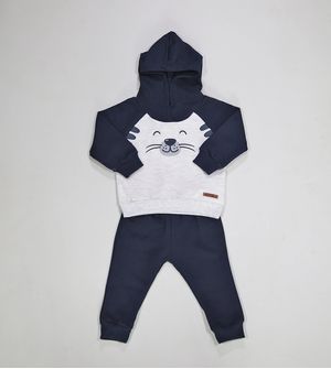 Conjunto Moletom com Capuz Fofo