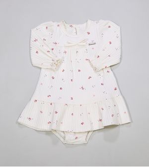 Vestido/Calcinha Rosas