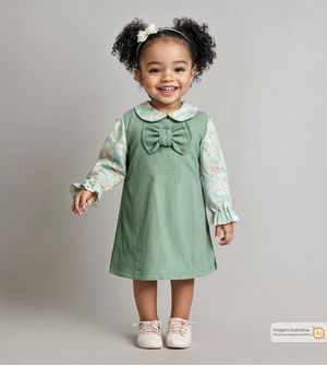 Conjunto Salopete/Blusa Garden - 9618