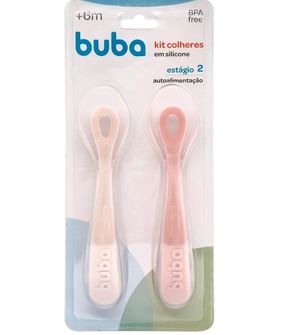 Kit 2 Colheres em Silicone para Auto Alimentação