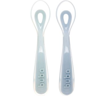 Kit 2 Colheres em Silicone para Auto Alimentação