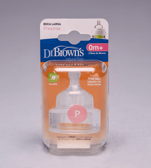 Bico de Silicone Boca Larga Prematuro com 2 Unidades